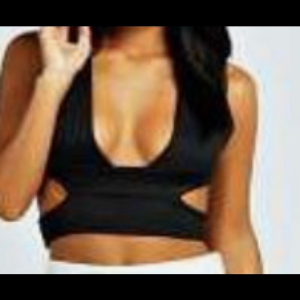 Adele scuba multi strap crop